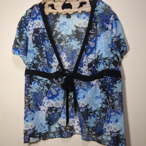 Fashion Bug Summery Gauze Chiffon Cardigan Kimono - Picture 3 of 3
